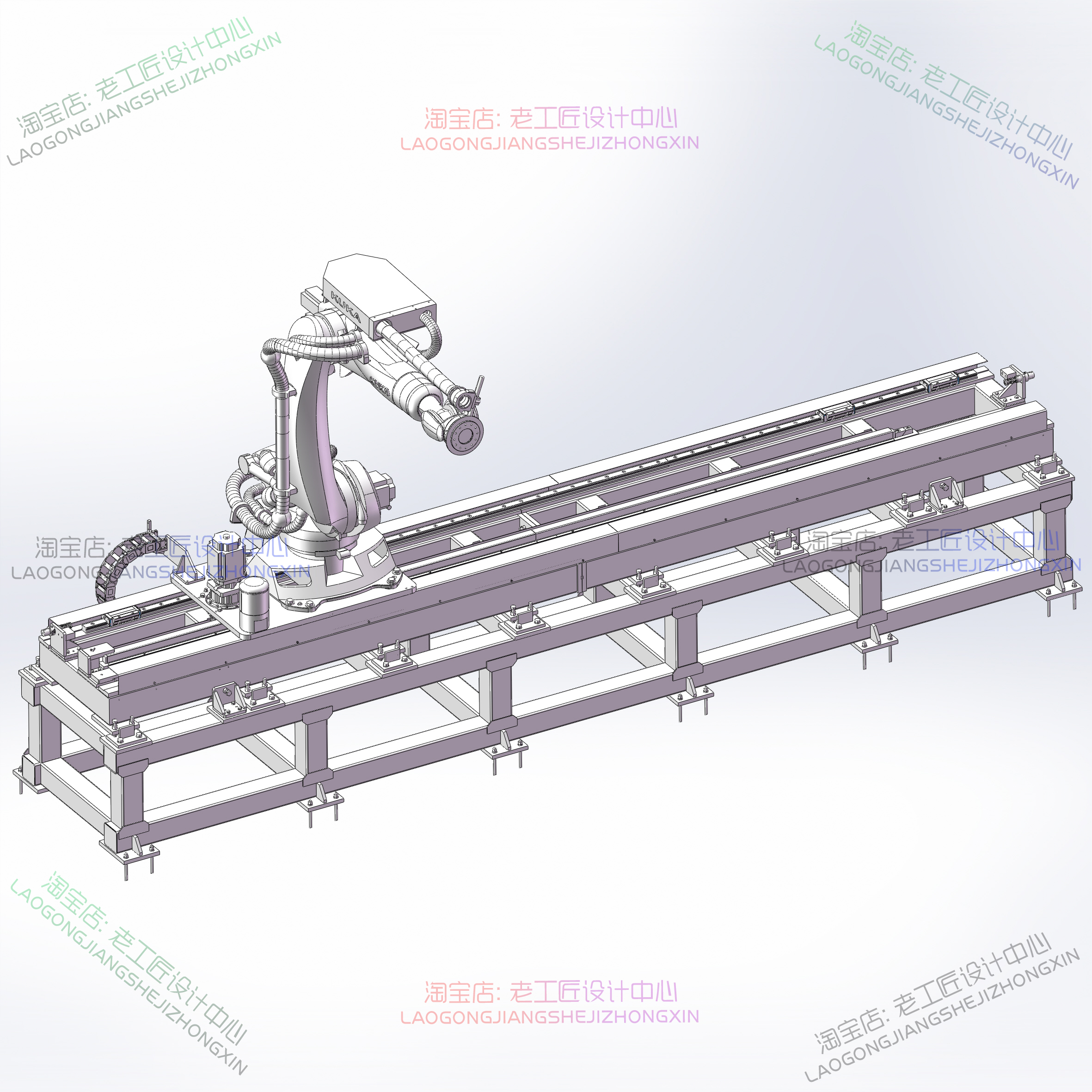 B08-机械臂行走台