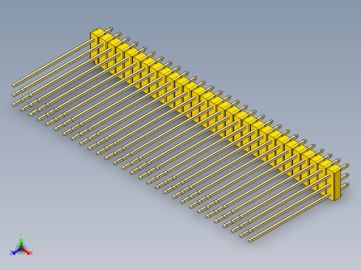 彩色公头100mil（2.54mm）系列-DS1021_yellow_3x29p_100mil_Type43_rev1.0