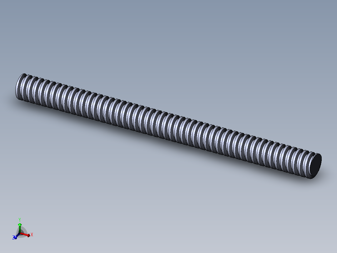 公制 （ISO） 梯形螺钉-TR16x4x200.SLDPRT