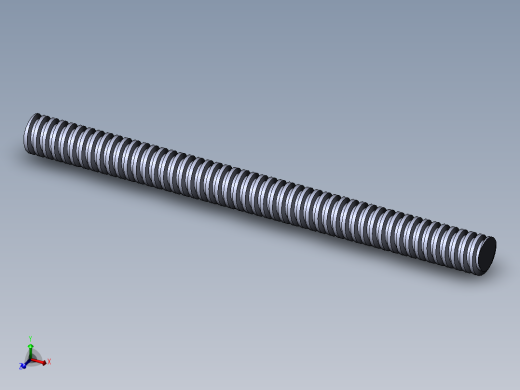 公制 （ISO） 梯形螺钉-TR16x4x200.SLDPRT