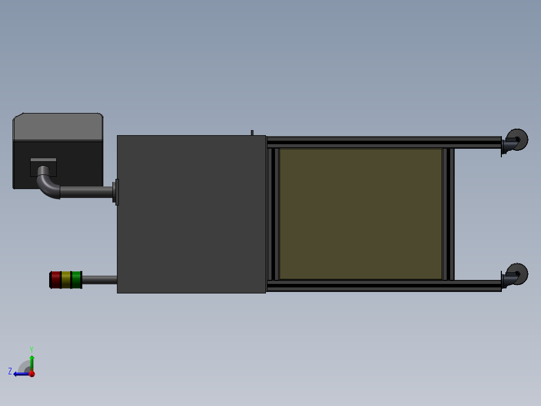 自动安装电阻自动化设备右视图