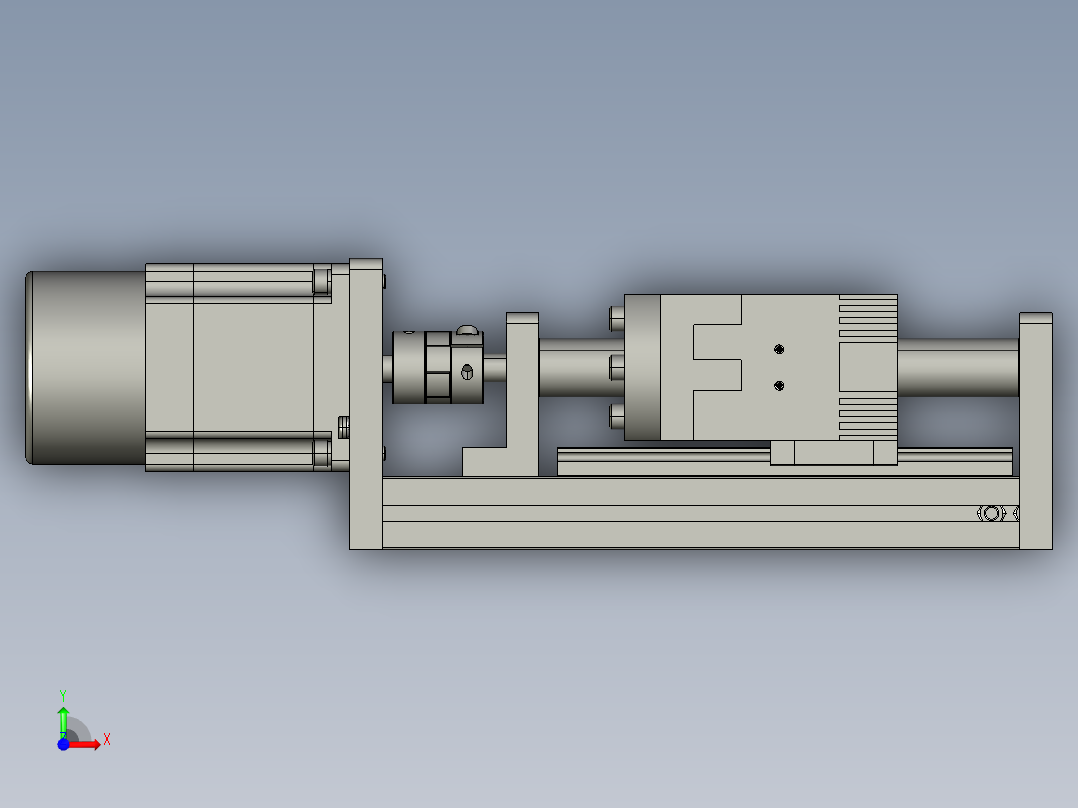 模组FSK40-L10C7-BC-B57-50行程（B57刹车电机）前视图