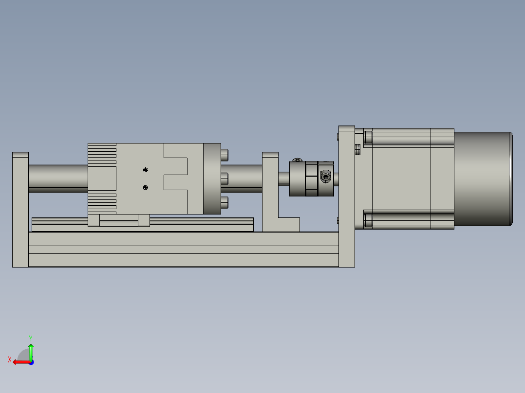 模组FSK40-L10C7-BC-B57-50行程（B57刹车电机）后视图