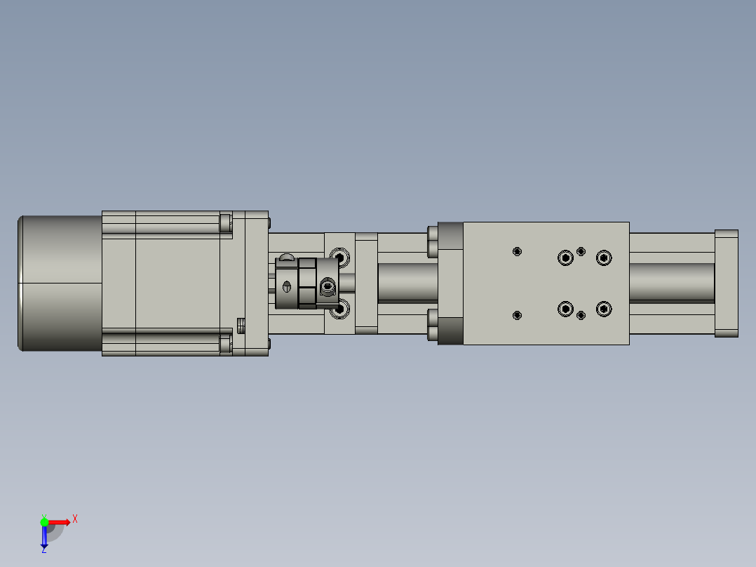 模组FSK40-L10C7-BC-B57-50行程（B57刹车电机）俯视图