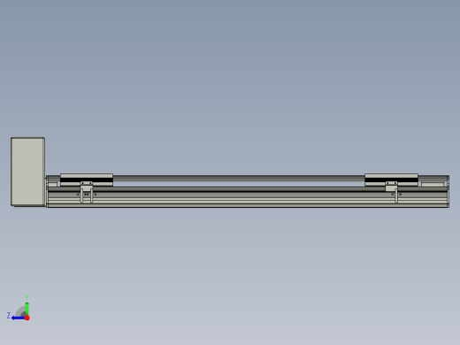 直线模组LHB17-L40-S850-RU设计图纸右视缩略图