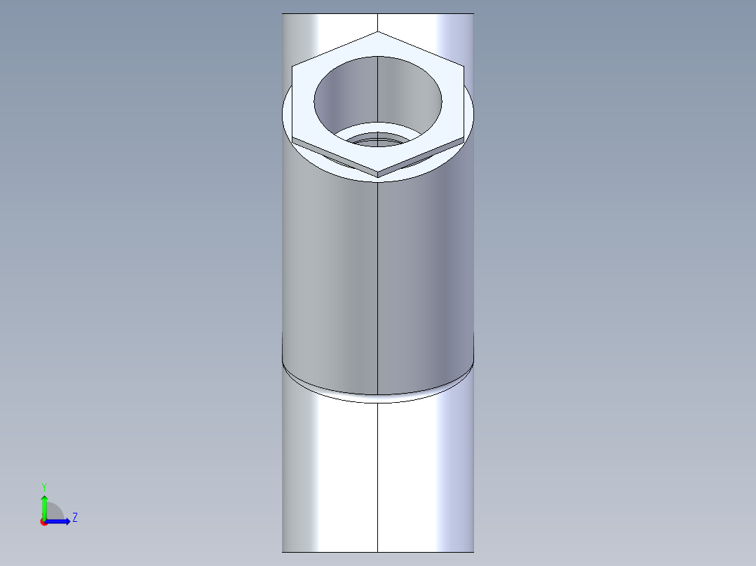 CPVC管件34-Sch80_45_Reducing_Wye_SxSxS_9870-251FB_2in x 1.5in左视图