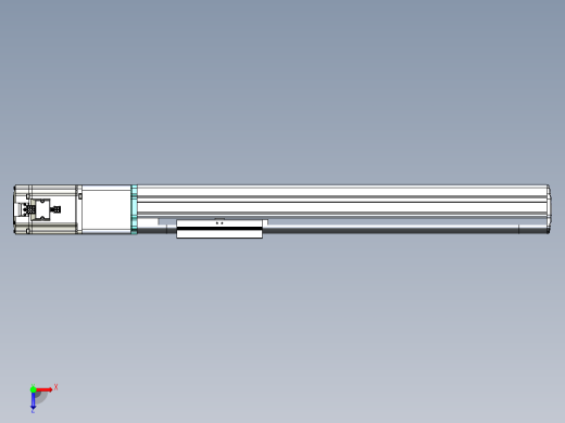 VF丝杆传动-一般环境VF14-Lxx-C-S400-BC-ZP75-C3俯视缩略图