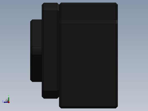 BK 轴承座可调整尺寸右视缩略图