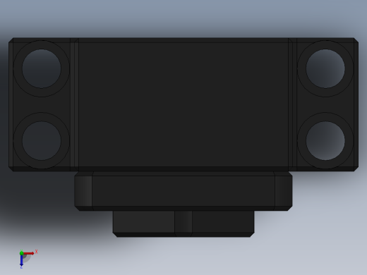 BK 轴承座可调整尺寸俯视缩略图