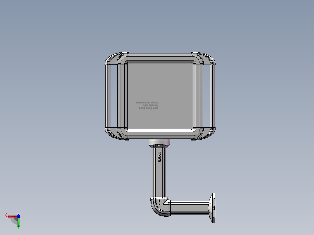 向上固定底座+转角+箱体连接器+控制箱