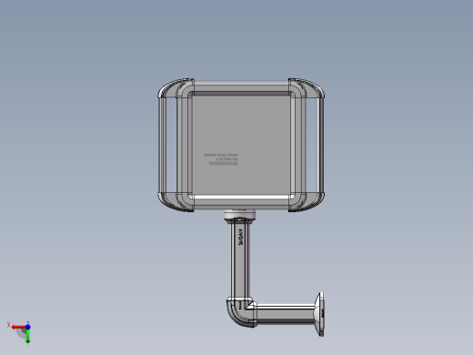 向上固定底座+转角+箱体连接器+控制箱