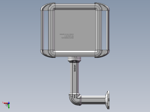向上固定底座+转角+箱体连接器+控制箱前视缩略图
