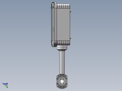 向上固定底座+转角+箱体连接器+控制箱右视缩略图