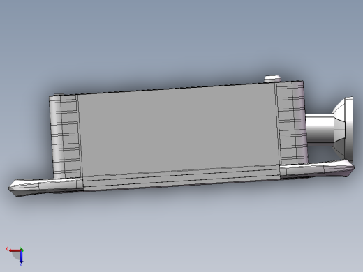 向上固定底座+转角+箱体连接器+控制箱俯视缩略图