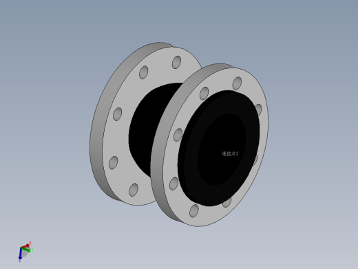 橡胶接头 法兰304 DN32-DN600