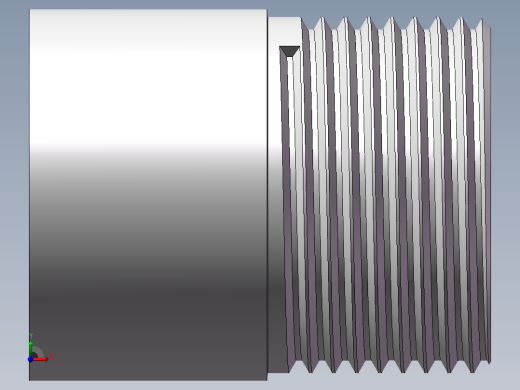 丝头-单外丝 DN25前视缩略图