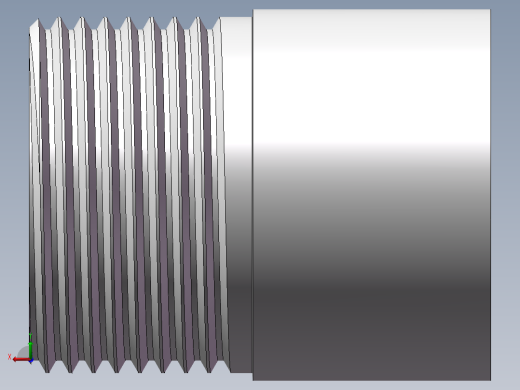 丝头-单外丝 DN25后视缩略图