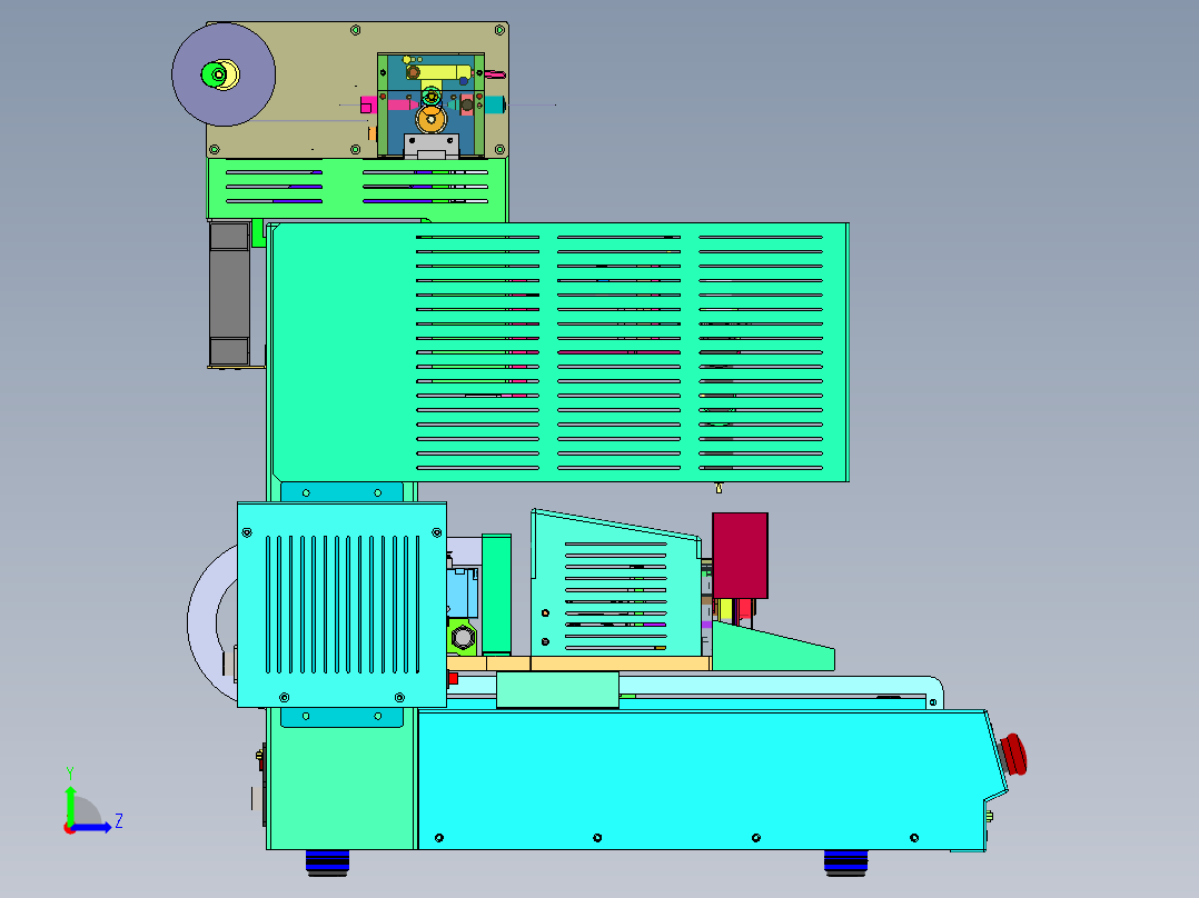 DH-300P 点焊锡机设备左视图