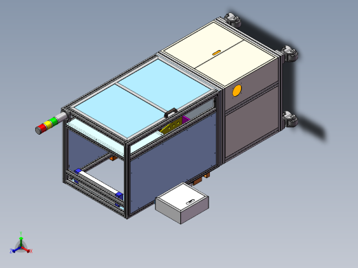 减速机称重及检测正等轴测缩略图