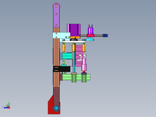 圆瓶印前火焰处理烧瓶机右视缩略图