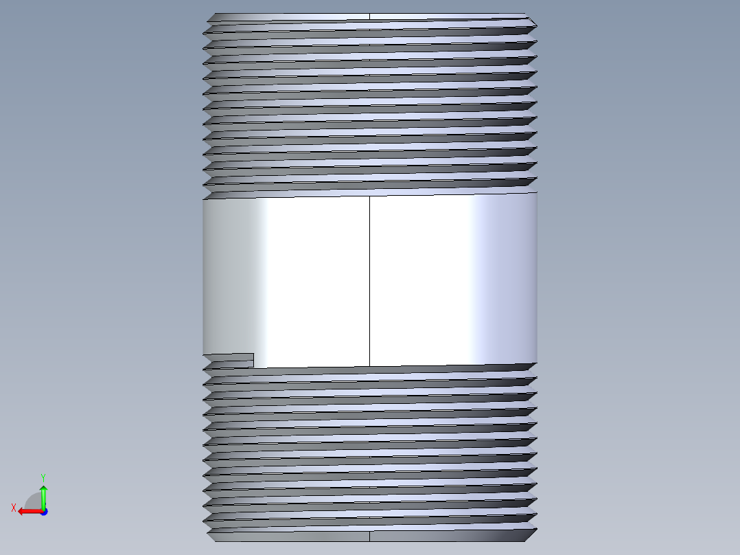 CPVC管件33-Sch80_Nipple_MPTxMPT_9861-215_1.5in x 3in后视图