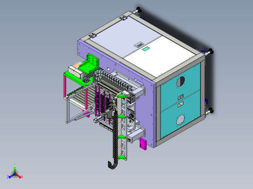 Tray盘上料机三维模型