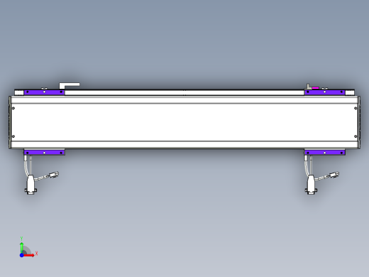 威洛博VL系列直线电机模组-2VL14S1-S600前视缩略图