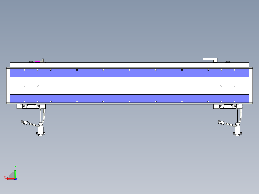 威洛博VL系列直线电机模组-2VL14S1-S600后视图