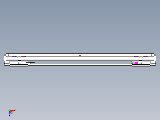 威洛博VL系列直线电机模组-2VL14S1-S600俯视缩略图