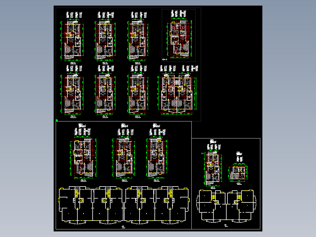 多种小区住宅户型