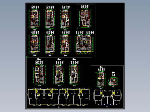 多种小区住宅户型