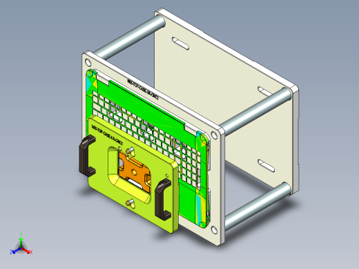 N551-TOP-CNC2-笔记本CNC工装夹具三维模型CASE-UK-0607
