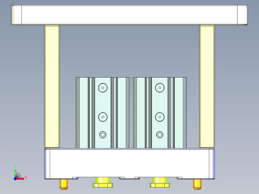 ZX551-B-笔记本CNC工装夹具三维模型CNC6-1010前视缩略图