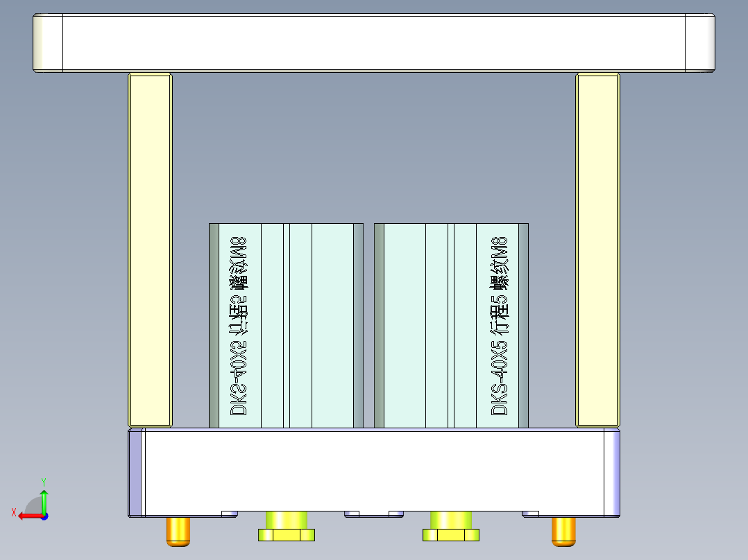 ZX551-B-笔记本CNC工装夹具三维模型CNC6-1010后视图