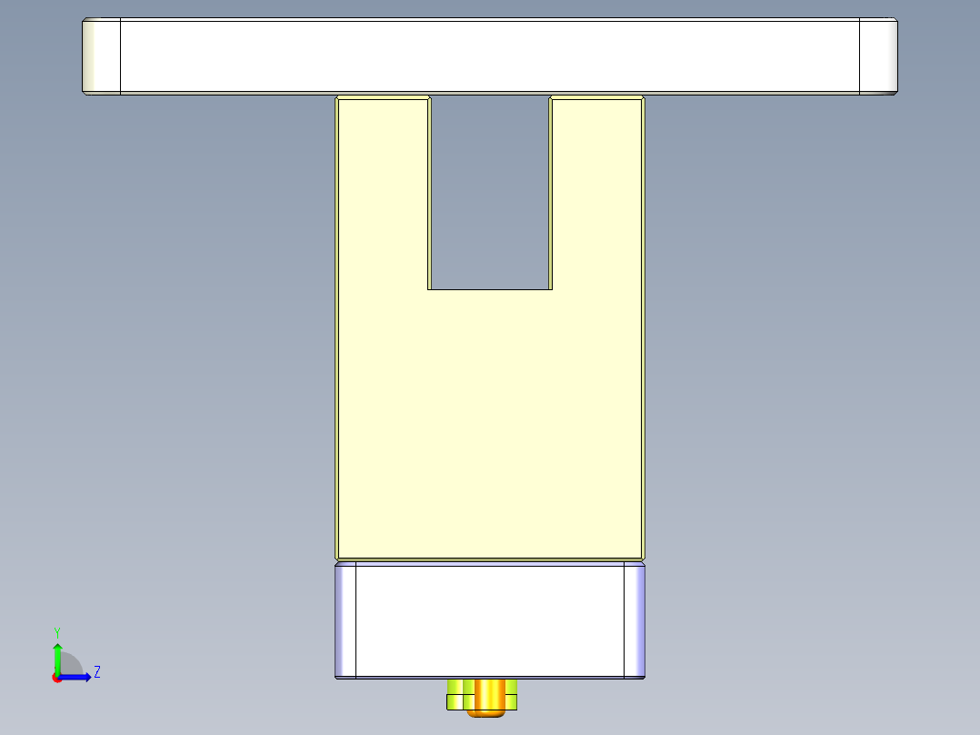 ZX551-B-笔记本CNC工装夹具三维模型CNC6-1010左视图