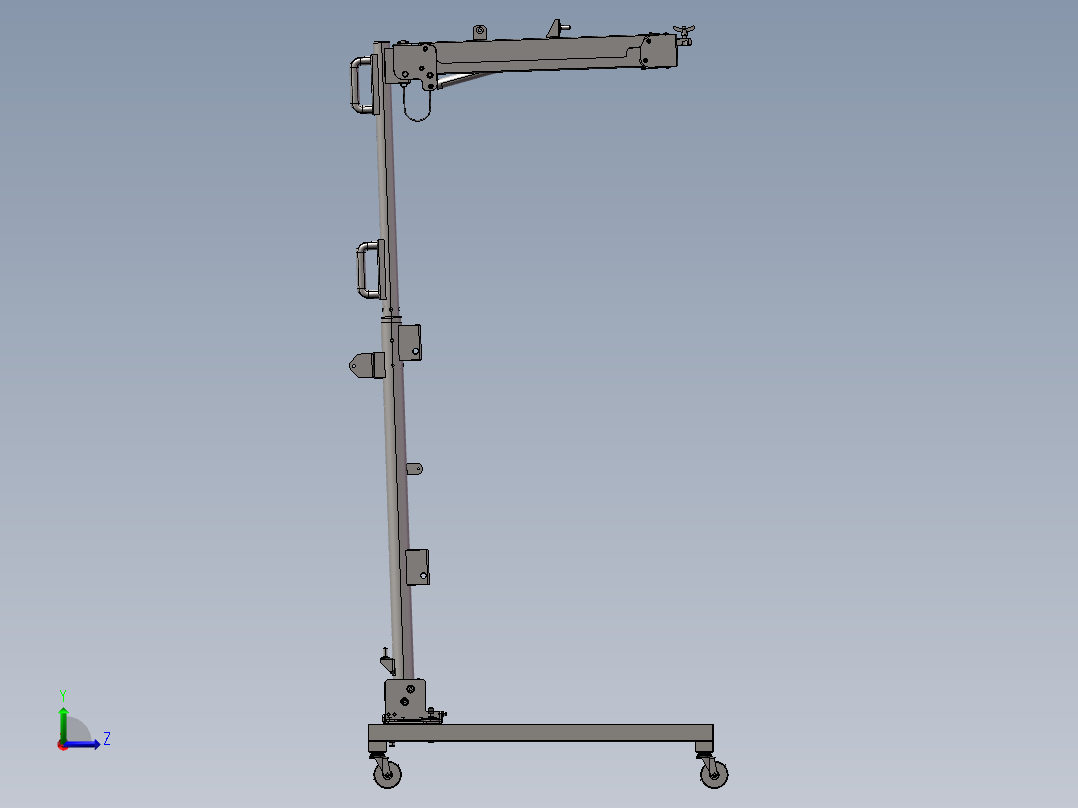 多功能医疗伸展推车sw20左视图