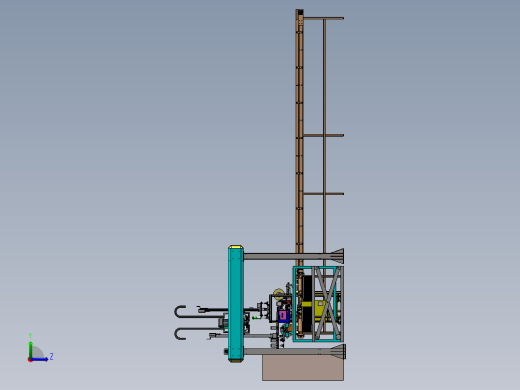薄膜自动检测生产线sw17可编辑左视缩略图