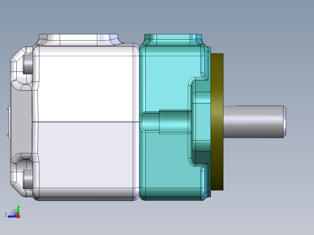 YUKEN EUROPE LTD-PV2R液压元件右视图
