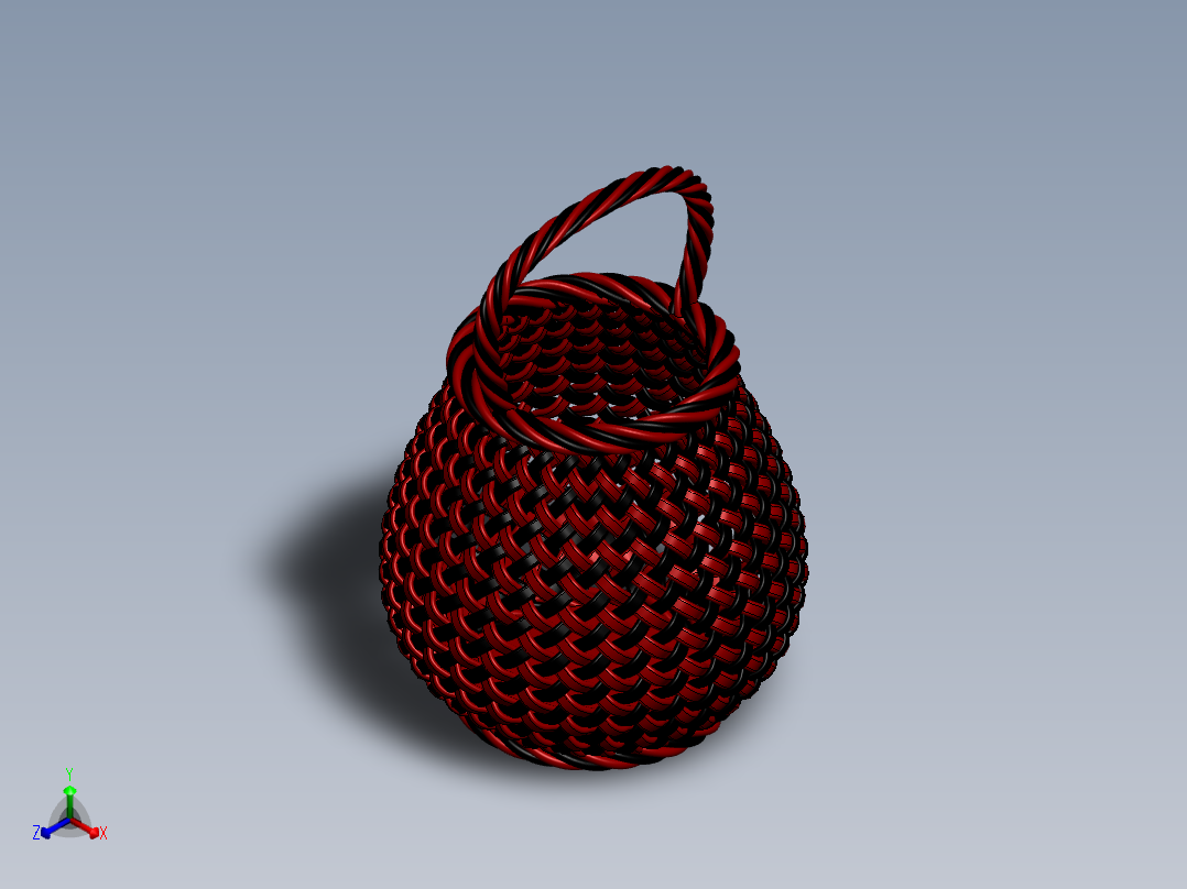 篮子(27)正等轴测图