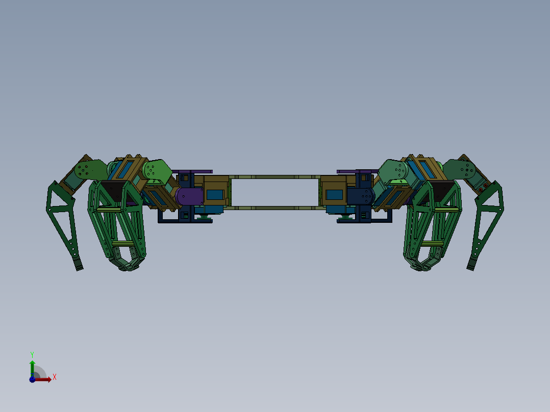仿蜘蛛六爪机器人 1438365