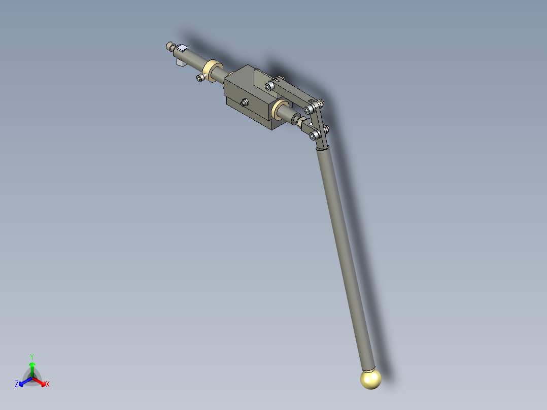 B2005318-杠杆式槽刀 - 车床刀架安装