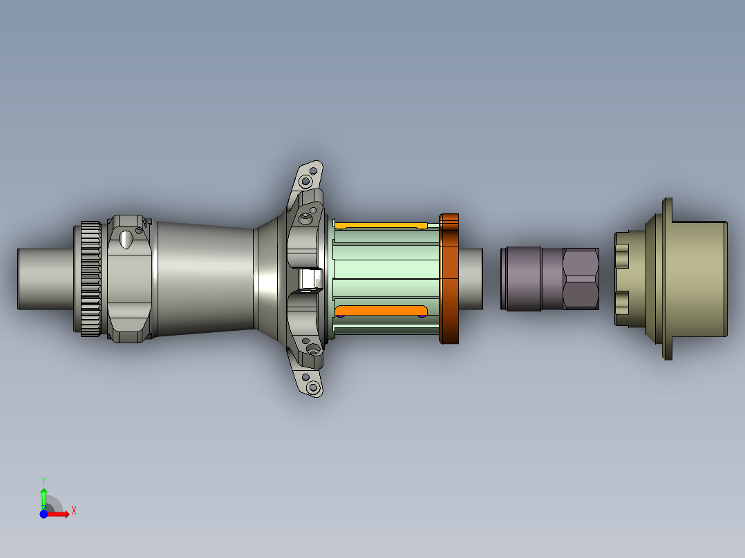 Vision Trimax 25 带 DT Swiss EXP 棘轮前视图