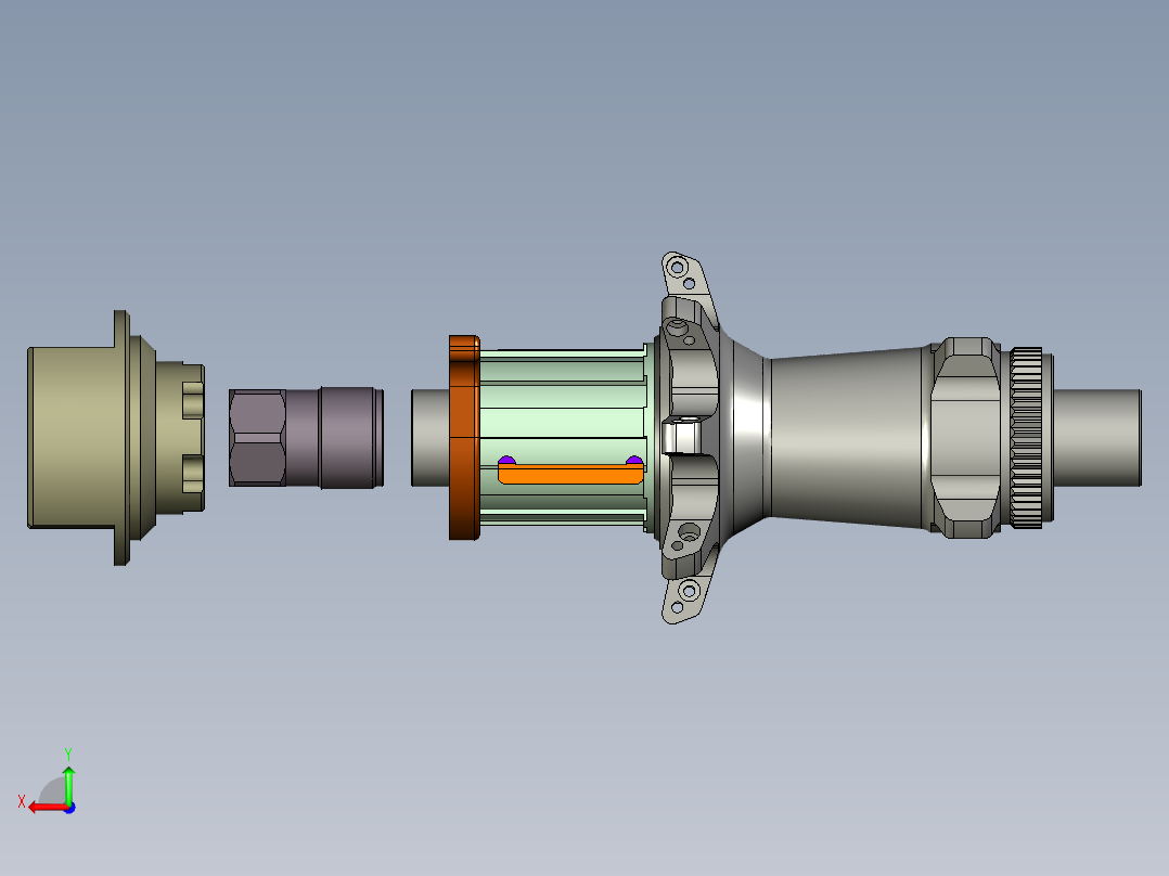 Vision Trimax 25 带 DT Swiss EXP 棘轮后视图