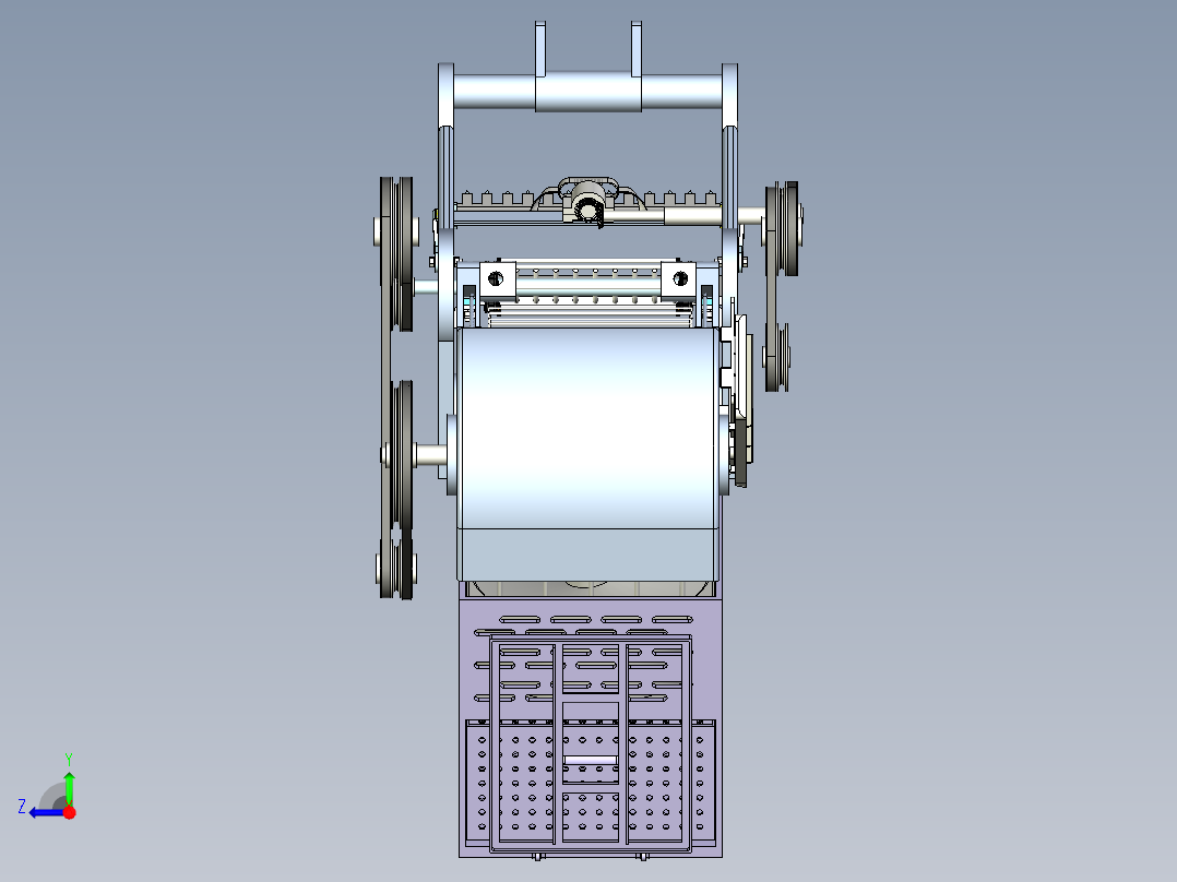 土豆收获机、马铃薯收获机右视图
