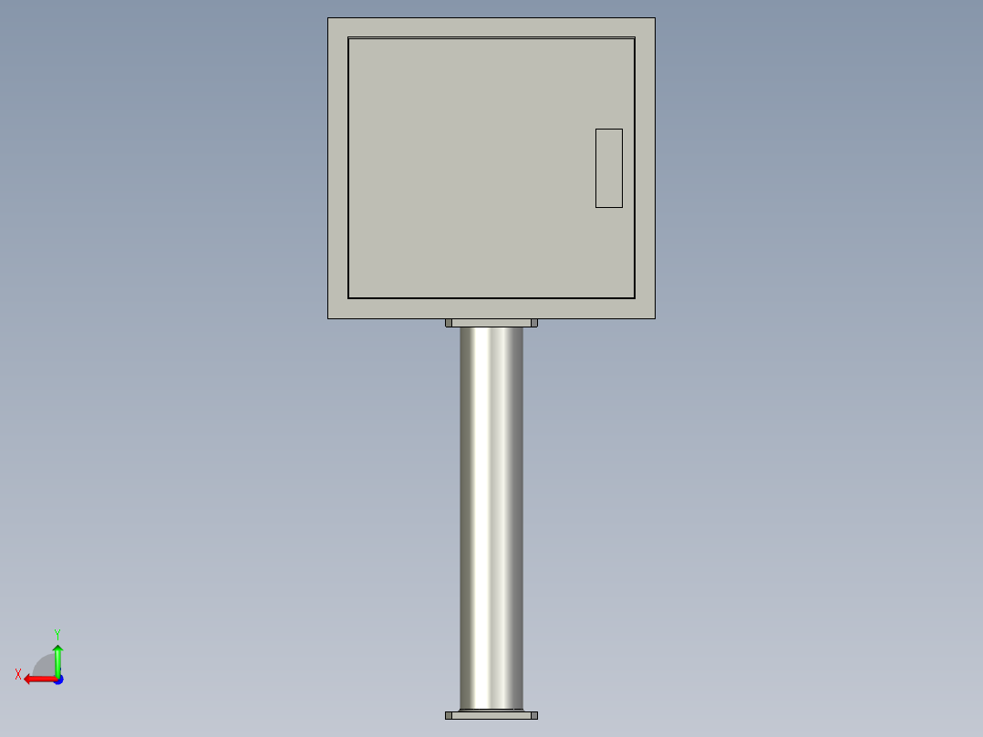 装配体-7寸人机控制箱-02后视图