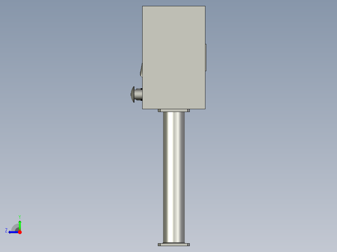 装配体-7寸人机控制箱-02右视图