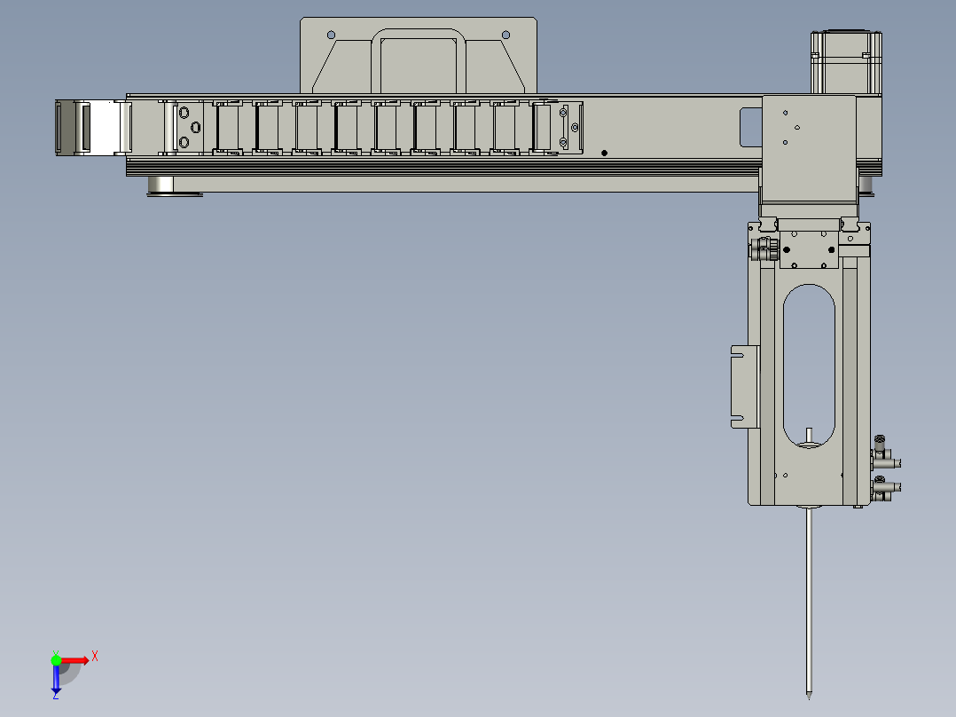 芯棒搬运机构俯视图