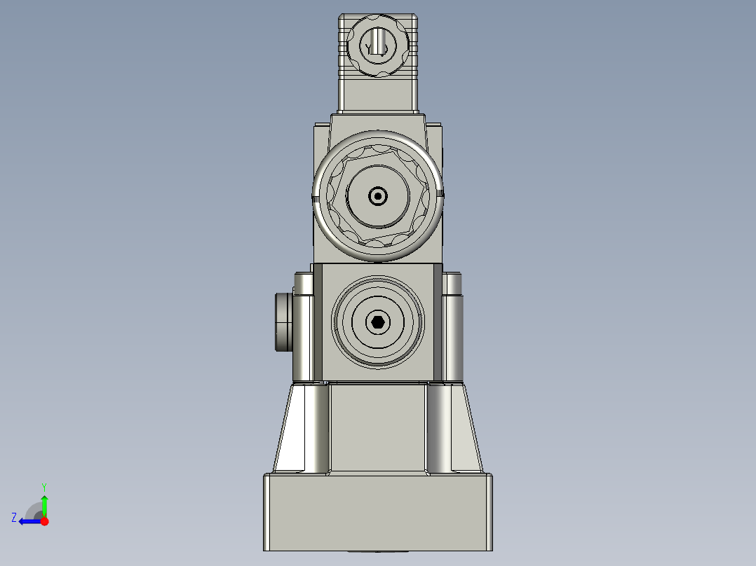 CQDBDBW先导溢流阀50系列-板式连接DBW10右视图