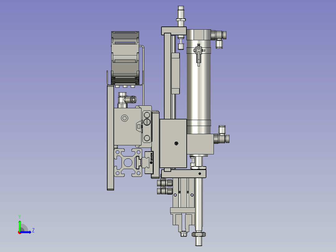BBBB-NB按钮装配机械手左视图