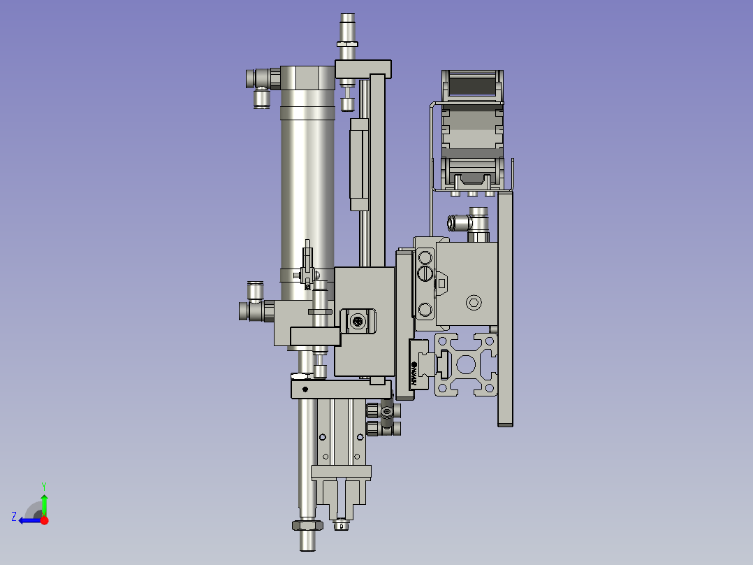 BBBB-NB按钮装配机械手右视图